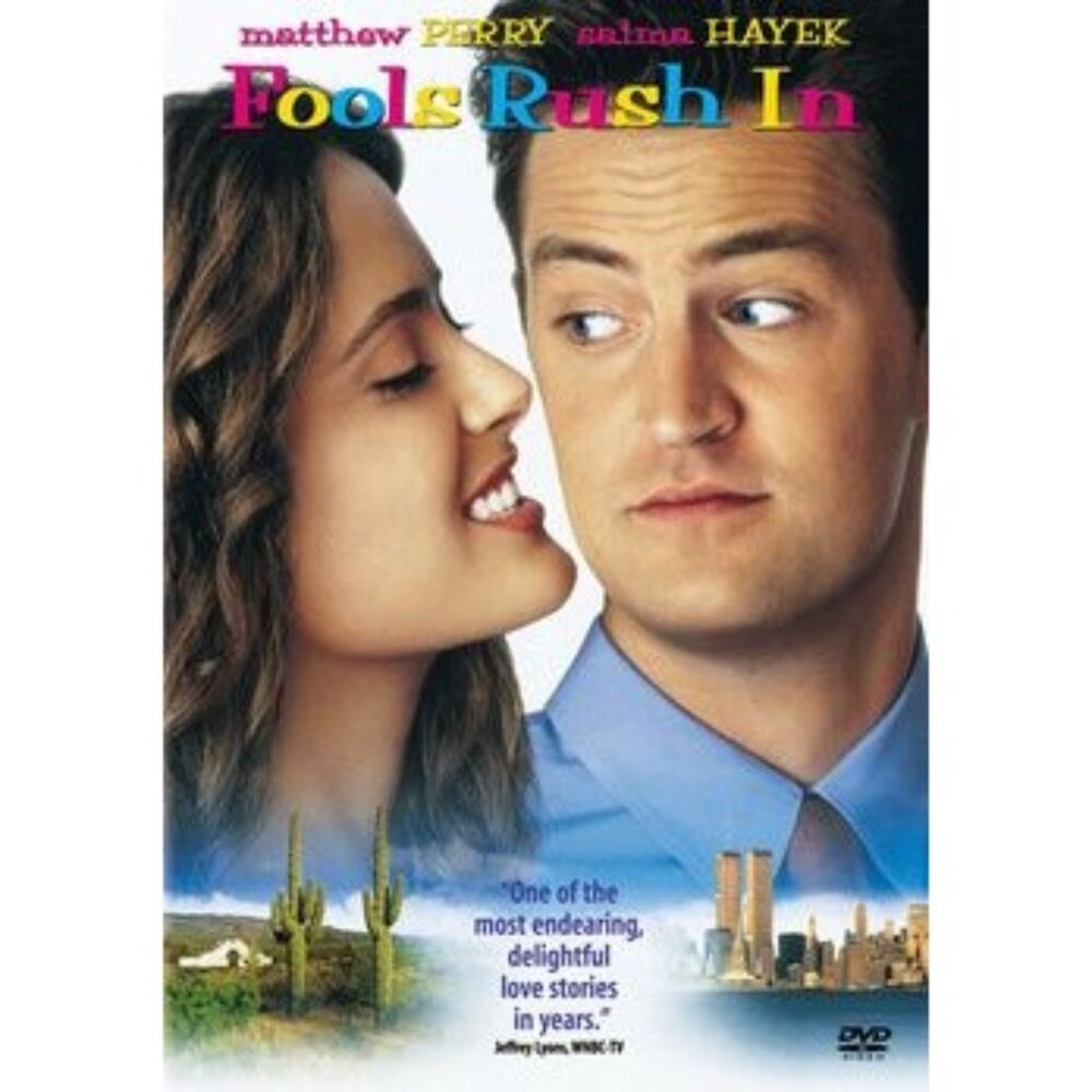 Fools Rush In DVD 1997 Columbia Pictures Matthew Perry Salma Hayek